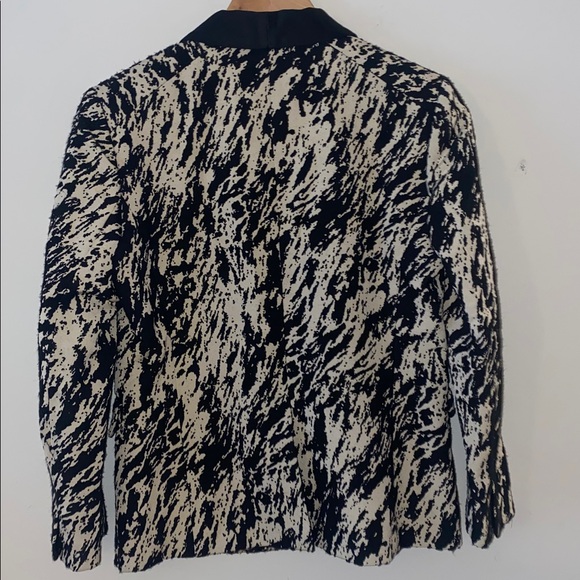 Rag & Bone black and white abstract print blazer size 6 pristine condition - Picture 9 of 13